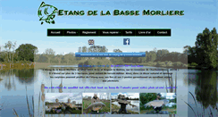 Desktop Screenshot of etangdelabassemorliere.com
